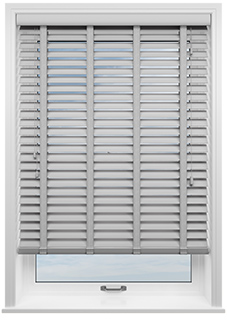 Ecowood Deluxe, Porcelain Grey Satin - Venetian Blind